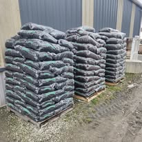 Bagged salt and winter ice-control products