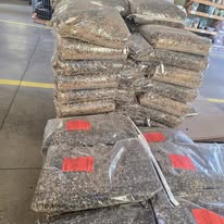 Bagged bird seed and wildlife feed